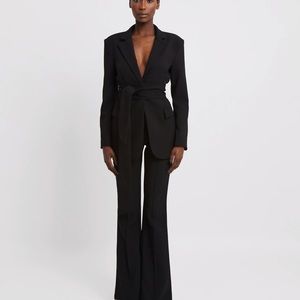 BECAUSE OF ALICE BOA NWT black suit - entire suit - S blazer w/ tie + M pants